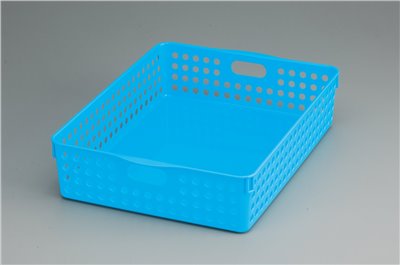 日本製  inomata 4570  A4多用途收納籃 ~ 紅 / -綠  / -藍