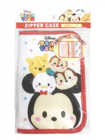 Disney 迪士尼系列 (拉鍊) 通帳/手帳本/護照 ~   Tsum Tsum- KN-04491 / 米妮水藍-KN-04624