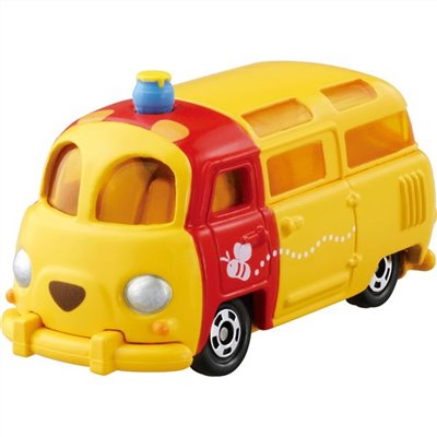 Disney  迪士尼系列 TOMICA多美小汽車 ~DM-18維尼麵包/ DM-19唐老鴨速克達機車