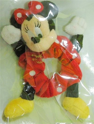 香港限定 Disney 迪士尼 米妮造型髮圈    400001868416