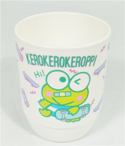 台灣製 三麗鷗系列 大眼蛙 KRT-211411 牙刷杯.漱口杯.水杯 350cc  4710150211411  