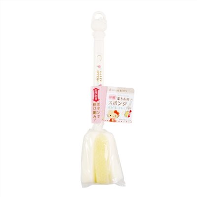 三麗鷗系列 Hello Kitty 凱蒂貓 伸縮海綿瓶刷.保溫瓶刷~   N-粉色 . 白色