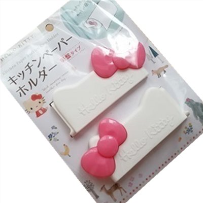 三麗鷗系列 Hello Kitty 凱蒂貓廚房紙巾架 . 吸盤式擦手紙架~26683  KT-紅 .  粉 ~顏色隨機出貨~