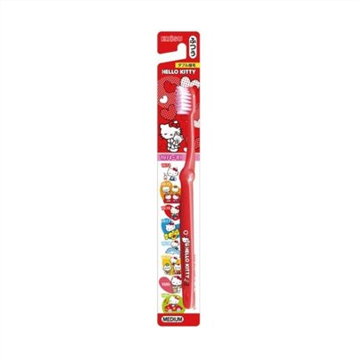 日本製  EBISU / 惠百施 三麗鷗系列  Hello Kitty 凱蒂貓纪念版牙刷  4901221861806
