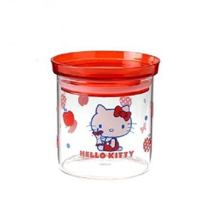 三麗鷗系列 Hello Kitty凱蒂貓 KT- V330玻璃密封儲物罐 330 ml  4713968221672