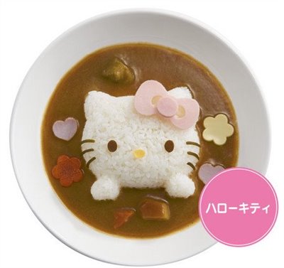 日本製  OSK  三麗鷗系列  Hello Kitty 凱蒂貓 飯類用造型壓模  4970825104121