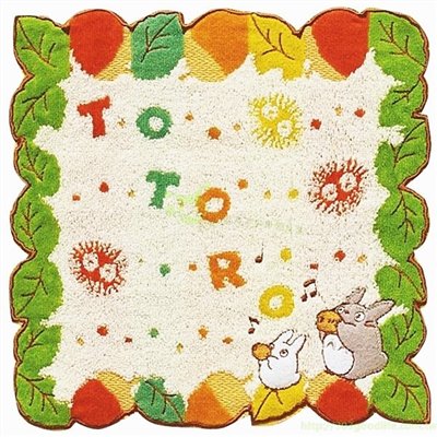宮崎駿  TOTORO龍貓  葉子小毛巾   4992272501605