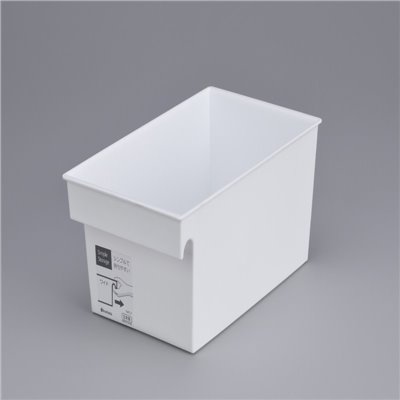 日本製  inomata  4666  SIMPLE  STORAGE  長收納盒~ Gr灰色  / - W白色 