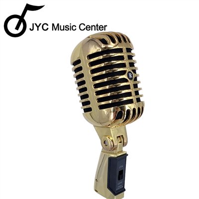 器材出租-JYC Music KB-81復古麥克風出租(非販售)-金色高音質人聲麥克風/日租800/24h /多日優惠另洽