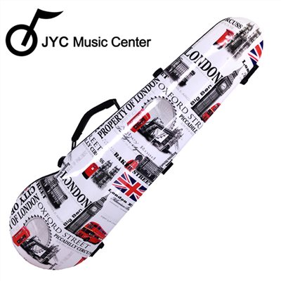 JYC Music JV-1004英倫彩繪小提琴三角硬盒~4/4(輕量級複合材料)僅重1.69kg 限量