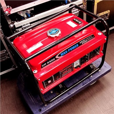 器材出租-3300W小型發電機出租(非販售)-110V 限加92無鉛/重量約45公斤/日租$1200/24h/長期配合另洽 