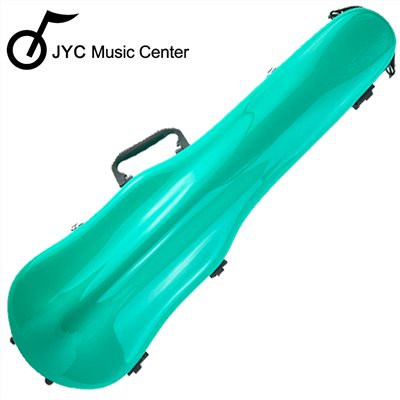JYC Music PC-01小提琴盒-Tiffany藍/軟墊懸掛系統/可移動式內襯/羽量級1.5公斤/PC複合材料/原廠公司貨