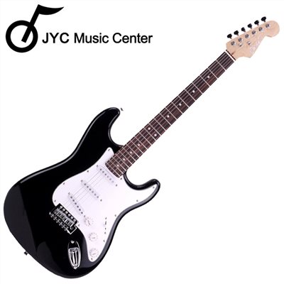 JYC Music 最新款入門嚴選ST-1電吉他-鏡面黑/加贈5好禮市價超過16XX