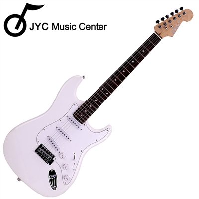 JYC Music 最新款入門嚴選ST-1電吉他-鋼琴白/加贈5好禮市價超過16XX
