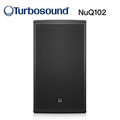Turbosound NuQ102 黑色/活動用被動式喇叭10吋2音路1200W-原廠公司貨