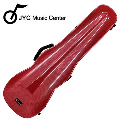 JYC Music  JV-1003經典紅色格點小提琴三角硬盒~4/4(輕量級複合材料)僅重1.69kg 限量