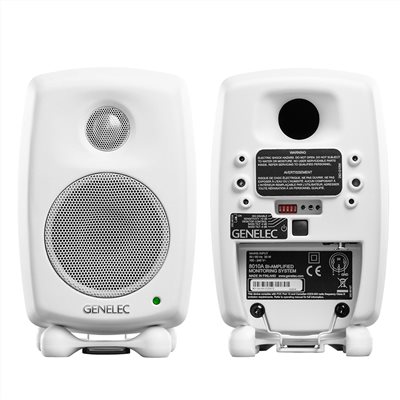 GENELEC 8010AW 監聽喇叭一對-白色/3吋單體-原廠公司貨