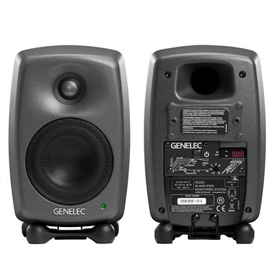 GENELEC 8020DPM 深灰色/主動式監聽喇叭一對-4吋-原廠公司貨