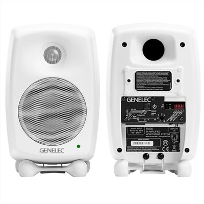 GENELEC 8020DWM監聽喇叭一對-白色/4吋單體-原廠公司貨