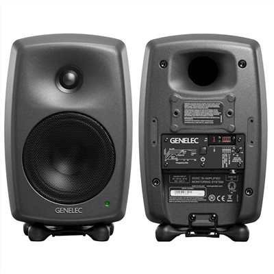GENELEC 8030CP 監聽喇叭一對-深灰色/5吋單體-原廠公司貨