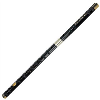 庫存品出清-嚴選杭州.余杭817A 深色雙接白铜花角镶骨笛-E調僅此一把