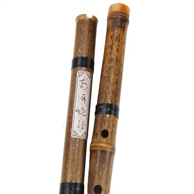 JYC Music杭州.余杭 JYC 820B 精選紫竹刻字雙截白铜花角洞簫