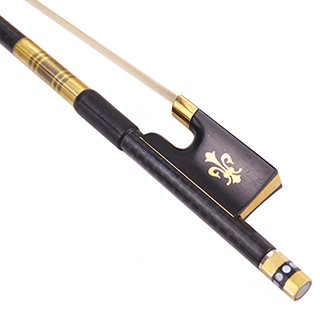 JYC Music T2100特選小提琴碳纖弓(黃銅彩貝烏木雕花)~限量!!
