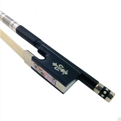 最新款 JYC Music T3000特選小提琴碳纖弓-彩貝烏木雕花/碳纖材質/精緻尾針/原廠公司貨