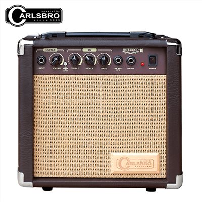 嚴選Carlsbro SHERWOOD-10 木吉他專用音箱 - 後傾箱體設計 / 具備可連接MP3功能 / 原廠公司貨