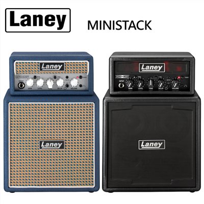 LANEY Ministack系列迷你電吉他音箱-4x3吋單體/6瓦可裝電池/具備Delay功能/兩色任選/原廠公司貨