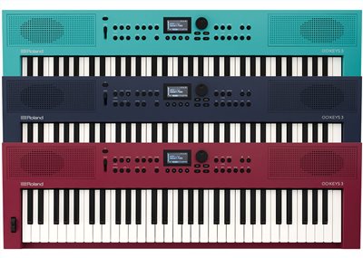 Roland GO:KEYS3 音樂創作鋼琴-三色任選-61鍵鍵盤-原廠公司貨