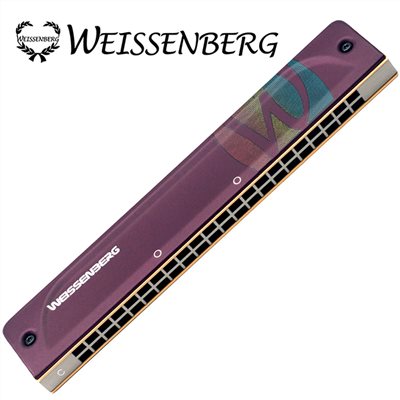 WEISSENBERG  GEM-RUBY 22孔複音口琴-紅寶石/經典彩紋限量款