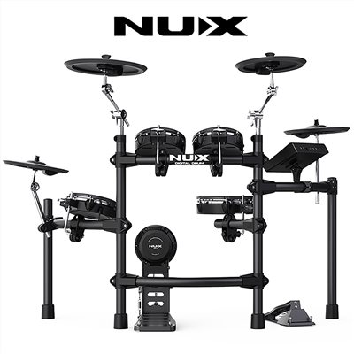 NUX DM-7X旗艦款電子鼓-採用REMO全網狀鼓皮/高靈敏度觸發鈸片/旗艦限量款