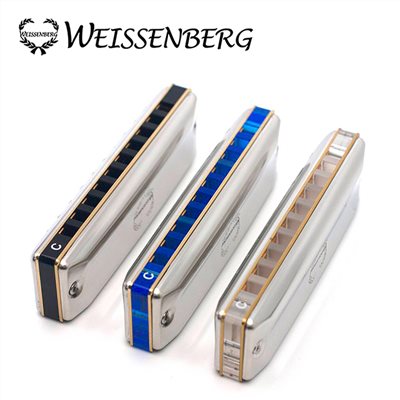 WEISSENBERG 新款 SMILE系列 10孔口琴-三色任選