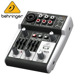 BEHRINGER 302USB 專業級小型混音器-提供48V幻象電源/原廠公司貨