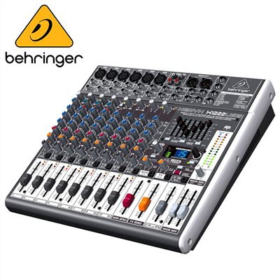 BEHRINGER X1222USB 專業級小型混音器-原廠公司貨