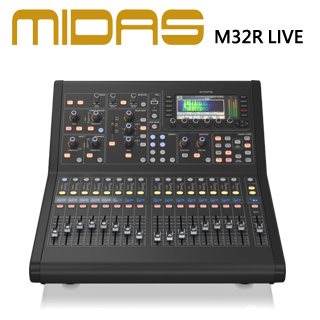MIDAS  M32R LIVE數位混音器-16in/8out 原廠公司貨