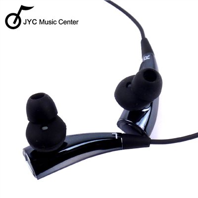 庫存品出清-JYC Music K6小牛角掛脖式藍芽耳機-內附磁鐵可互相吸附-鍍金黑