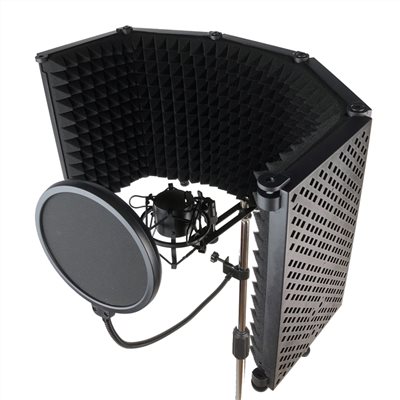 JYC Music輕量級DR-50S麥克風隔音門套裝組-嚴選ABS五門款/含防風罩及防震架