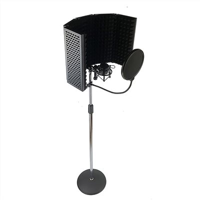 JYC Music職業級DR-50TXA 麥克風隔音門裝組-金屬五門外銷款/含防風罩及防震架/台製麥克風架
