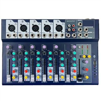 JYC Music嚴選 7 Channel LIVE MIXER-小型活動/直播錄音室/音效DJ混音MIXER控制台