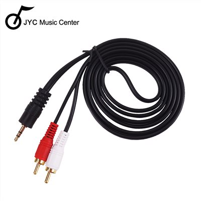 JYC Music嚴選AJ-87 AV 轉3.5訊號線(1.5M) 三入量販組