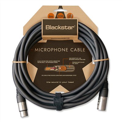 Blackstar 6m Microphone Cable 樂器麥克風線/接頭XLR-原廠公司貨