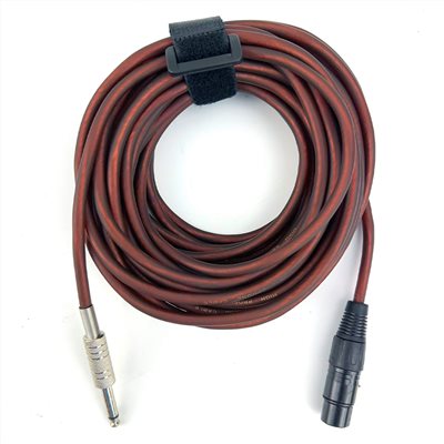 JYC Music 專業型MP-10XP低雜訊麥克風訊號線-10米咖啡色6.3-XLR母/原廠公司貨