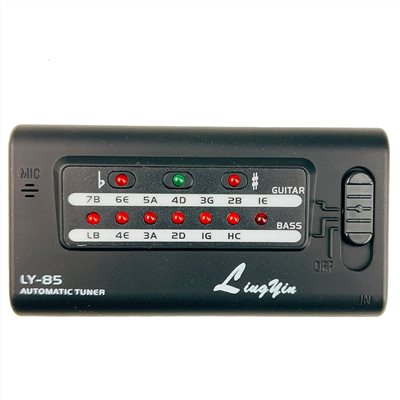 JYC Music嚴選 LY-85 便攜式調音器-具備6.3接口 /各種樂器通用/加贈三好禮