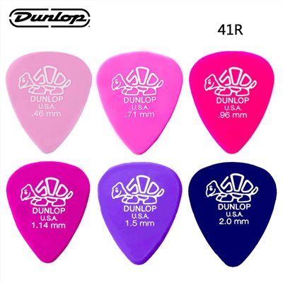 Dunlop Signature系列 41R Delrin 小烏龜吉他彈片(72片裝)~6種規格任選