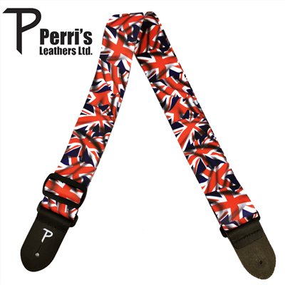 PERRIS 嚴選吉他背帶系列B26-原廠公司貨/庫存品出清/英國國旗限量款