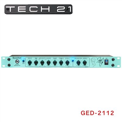 Tech21 SansAmp GED-2112 機架式貝斯效果器-Geddy Lee設計簽名款-原廠公司貨