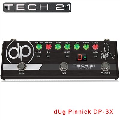 Tech21 dUg Pinnick DP-3X 聯名簽名款 電貝斯效果器/音箱前級模擬/原廠公司貨