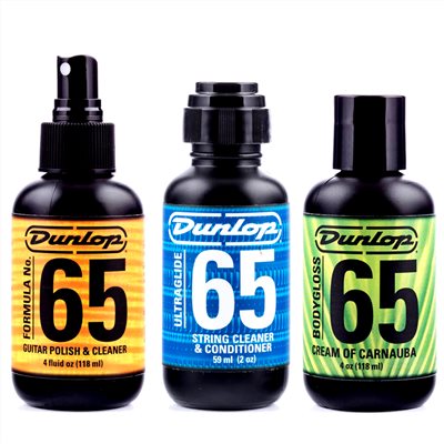 DUNLOP 65系列吉他清潔亮光組~加送琴布X3